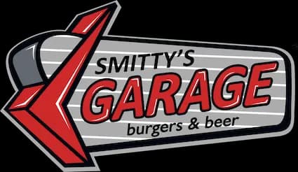 logo for The Garage Burgers and Beer